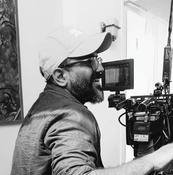 Ritesh Ramaiah behind a cinema camera