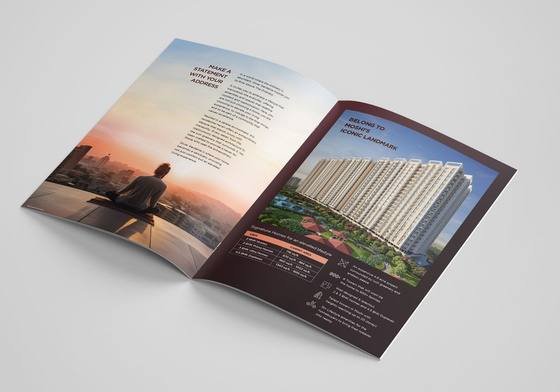 Brochure spread.